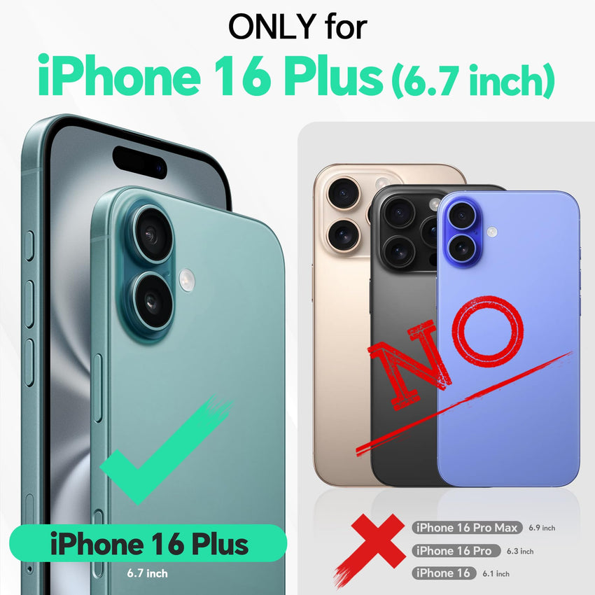 TUCCH Wallet Case for iPhone 16 Pro, [Removable] 2 in 1 [Wireless Charging] RFID Blocking [4 Card Holders] PU Leather Cover, Magnetic Detachable Folding Stand Folio Case for iPhone 16 Pro, Light Brown - 7DAY'S