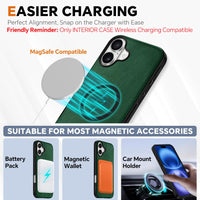 TUCCH Wallet Case for iPhone 16 Pro, [Removable] 2 in 1 [Wireless Charging] RFID Blocking [4 Card Holders] PU Leather Cover, Magnetic Detachable Folding Stand Folio Case for iPhone 16 Pro, Light Brown - 7DAY'S