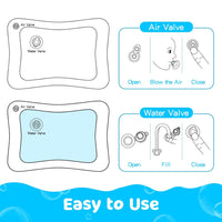 Tummy Time Water Mat丨Inflatable Tummy Time Water Play Mat for Babies, Infants and Toddlers 3 to 12 Months Promote Development Toys Baby Gifts - 7DAY'S