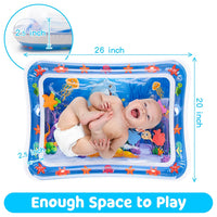 Tummy Time Water Mat丨Inflatable Tummy Time Water Play Mat for Babies, Infants and Toddlers 3 to 12 Months Promote Development Toys Baby Gifts - 7DAY'S