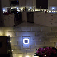 Uigos LED Night Light Lamp with Smart Sensor Dusk to Dawn Sensor, Daylight White, 0.5W Plug - in, 6 - Pack - 7DAY'S