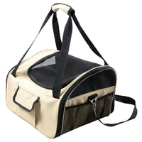 Ultra - Lock' Collapsible Safety Travel Wire Folding Pet Car Seat Carrier - 7DAY'S