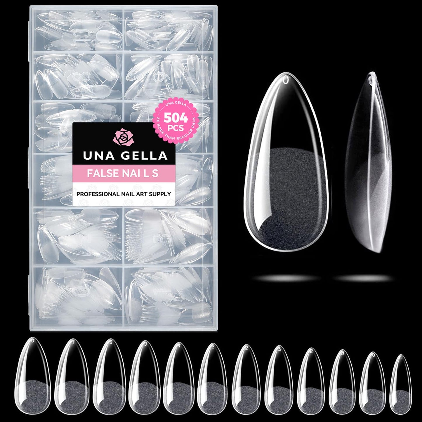 UNA GELLA Gel Nail Glue, Solid Nails Gl ue Gel 40ml Lamp Curing Needed Soak Off G LUE Strong Nail G LUE G el for Acrylic Fake Nails Tips Extension Press On Nails for Gelly Tips - 7DAY'S