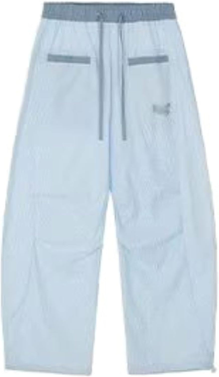 Unilexi Women's Baggy Hip Hop Pants Y2K Cargo Pants Wide Leg Elastic Waist Parachute Sweatpants Casual Curved Trousers - 7DAY'S
