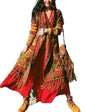 Unilexi Womens Casual Vintage Long Sleeve Tassels Knitted Cardigan Boho Aztec Style Open Front Sweater Coat - 7DAY'S