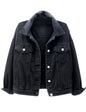 Unilexi Women's Solid Color Denim Jacket Long Sleeve Jean Jacket Casual Coat with Pockets - 7DAY'S