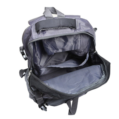 Unisex School Backpack Casual Travel Shoulder Bag W/ Adjustable Straps Dual - Water Bottle Pouch - 7DAY'S