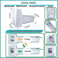 Upgrade DA97 - 14474C Ice Container, DA97 - 14474A Ice Bucket, Compatible with samsung RF25, RF26, RF28, RF263, RF265,RF30, RF31,RF32,etc Series Refrigerator. Part No: DA97 - 12604D, DA97 - 21040A, AP6034185. - 7DAY'S