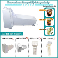 Upgrade DA97 - 14474C Ice Container, DA97 - 14474A Ice Bucket, Compatible with samsung RF25, RF26, RF28, RF263, RF265,RF30, RF31,RF32,etc Series Refrigerator. Part No: DA97 - 12604D, DA97 - 21040A, AP6034185. - 7DAY'S