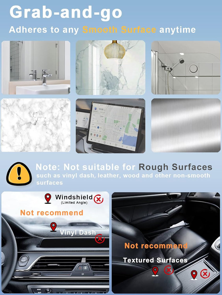 Upgraded 360° Vacuum Magnetic Phone Holder 007 & Upgraded Vacuum Magnetic Suction Phone Mount 009 - 7DAY'S