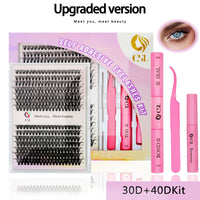 Upgraded Version: 30D+40D Self - Adhesive Eyelash Extension Kit by CSL - 7DAY'S