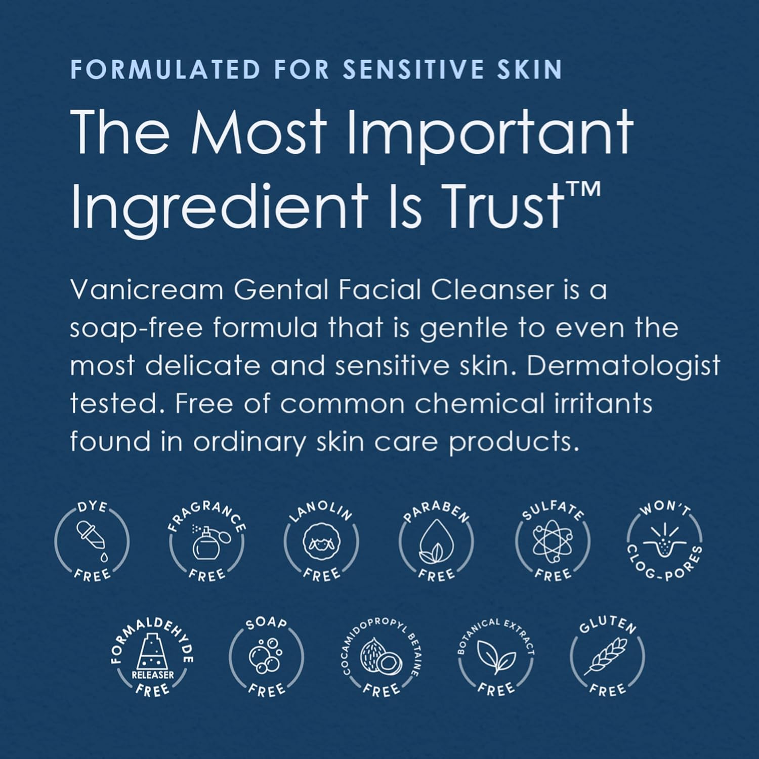 Vanicream Gentle Facial Cleanser with Pump Dispenser - 8 fl oz - Formulated Without Common Irritants for Those with Sensitive Skin - 7DAY'S