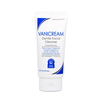 Vanicream Gentle Facial Cleanser with Pump Dispenser - 8 fl oz - Formulated Without Common Irritants for Those with Sensitive Skin - 7DAY'S