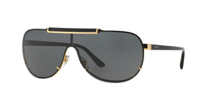 Versace Man Sunglasses Gold Frame, Dark Grey Lenses, 0MM