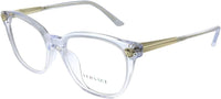 Versace VE 3242A 148 Transparent Plastic Round Eyeglasses 54mm - 7DAY'S