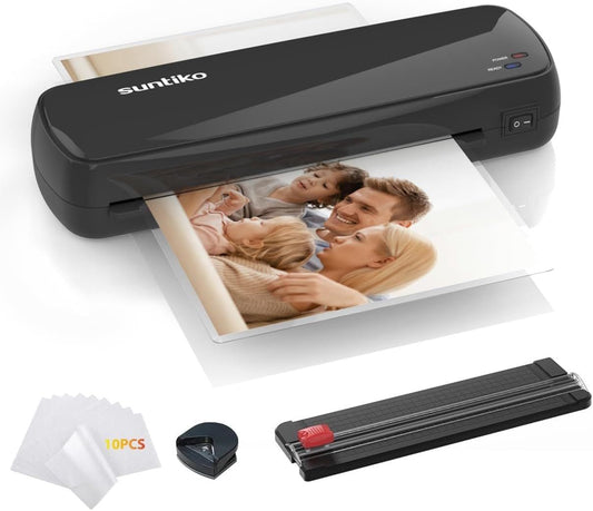 Versatile Laminator Machine,It has Quick Warm Up, Fast Laminating Documentation and Photos, Increases Their Long Term Color Preservation. Suitable for Family, Office and School A4/A5/A6 Size - 7DAY'S