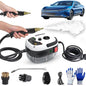 Versora Pro Car Steam Cleaner 2500w High - Temp Portable Machine, Shaker Plus Steam Cleaner, 2500w Handheld High - Temperature Pressurized SteamCleaner, With Gloves, For Home, Auto Detailing (Red) - 7DAY'S