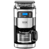 VEVOR 12 - Cup Coffee Maker Drip Coffee Machine with 24 - Hour Timer for Auto Brew - 7DAY'S