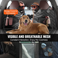 VEVOR 52 x 24.8 in Dog Car Seat Cover for Back Seat Waterproof 600D for Cars - 7DAY'S