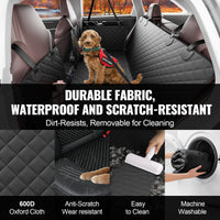 VEVOR 52 x 24.8 in Dog Car Seat Cover for Back Seat Waterproof 600D for Cars - 7DAY'S