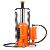 VEVOR Air Hydraulic Bottle Jack, 20 Ton/40000 LBS All Welded Bottle Jack, 10.4 - 19.7 inch Lifting Range, Manual Handle and Air Pump, for Car, Pickup, Truck, RV, Auto Repair, Industrial Engineering - 7DAY'S