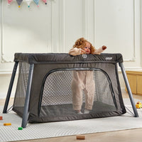 VEVOR Baby Travel Crib Play Yard Folding Baby Toddler Playpen with Zipper Gate - 7DAY'S