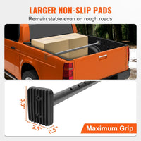 VEVOR Cargo Bar, Truck Bed Bar Adjustable from 40" to 73", Heavy - duty Steel Cargo Stabilizer Bar with 220 lbs Capacity, Truck Load Bar Stop Sliding for Pickup Truck Bed, SUV, Minitruck - 7DAY'S