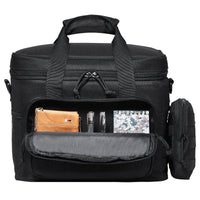 VEVOR Cooler Bag, 20L Insulated Lunch Bag with Molle Design and Multi - Pocket, 600D Cooler Lunch Box with Removable Storage Bags, Soft Cooler for Office, Picnic, Hiking, Beach or Beverage, Black - 7DAY'S