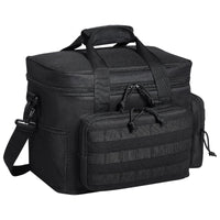 VEVOR Cooler Bag, 20L Insulated Lunch Bag with Molle Design and Multi - Pocket, 600D Cooler Lunch Box with Removable Storage Bags, Soft Cooler for Office, Picnic, Hiking, Beach or Beverage, Black - 7DAY'S