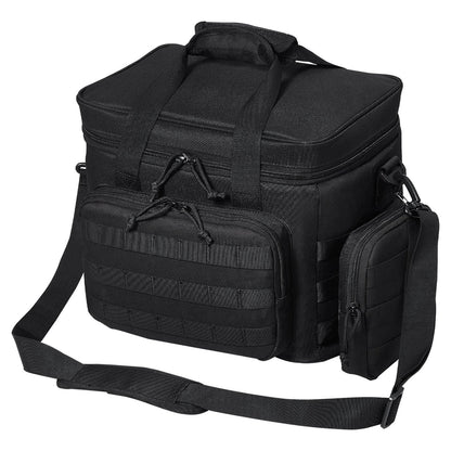 VEVOR Cooler Bag, 20L Insulated Lunch Bag with Molle Design and Multi - Pocket, 600D Cooler Lunch Box with Removable Storage Bags, Soft Cooler for Office, Picnic, Hiking, Beach or Beverage, Black - 7DAY'S