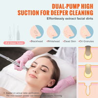 VEVOR Diamond Microdermabrasion Machine 3 in 1 Facial Beauty Equipment for Salon - 7DAY'S