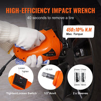 VEVOR Electric Car Jack, 5 Ton/11023 LBS Hydraulic Jack with Electric Impact Wrench, Portable Car Lift with Built - in Inflatable Pump, and LED Light for SUV MPV Sedan Truck Change Tires Garage Repair - 7DAY'S