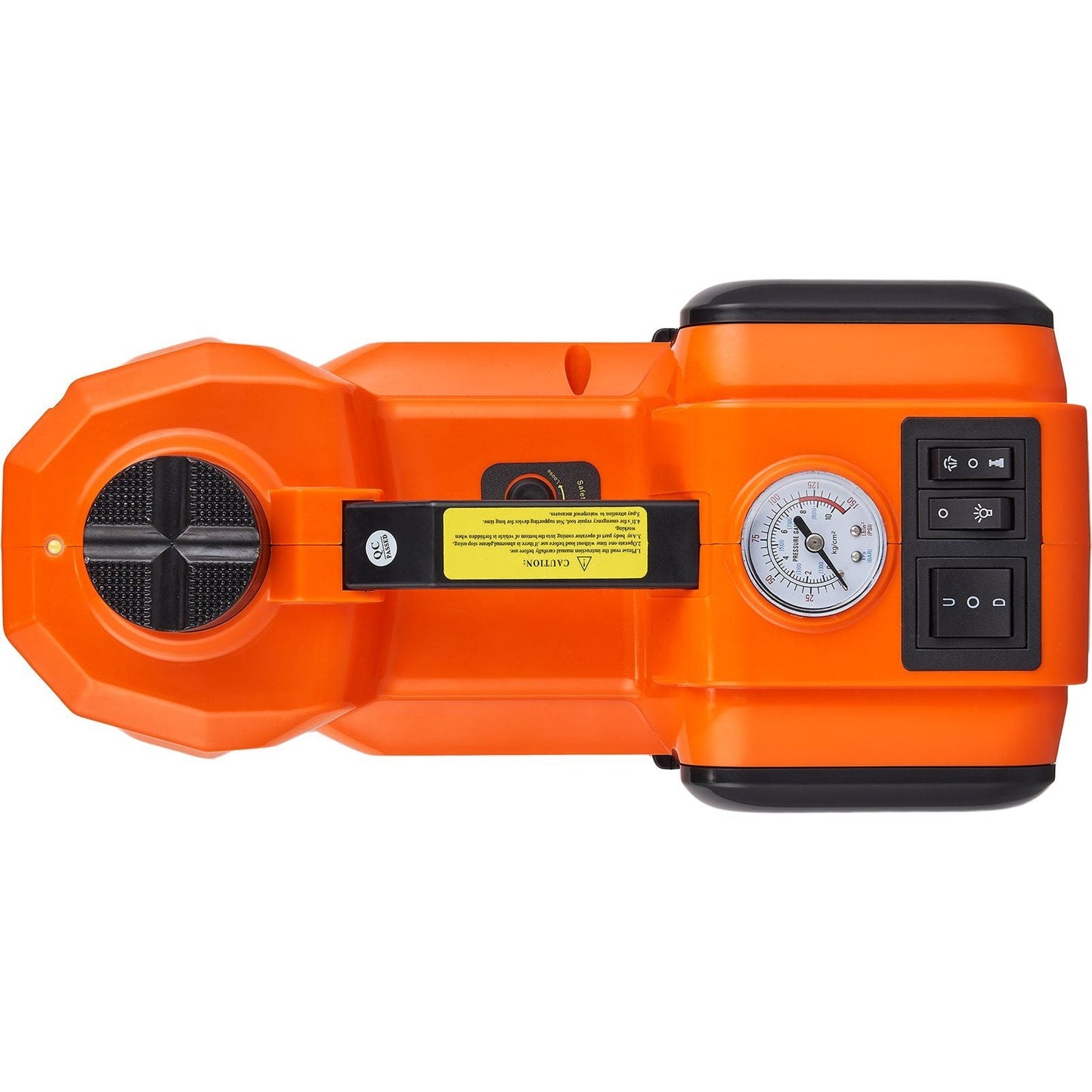 VEVOR Electric Car Jack, 5 Ton/11023 LBS Hydraulic Jack with Electric Impact Wrench, Portable Car Lift with Built - in Inflatable Pump, and LED Light for SUV MPV Sedan Truck Change Tires Garage Repair - 7DAY'S