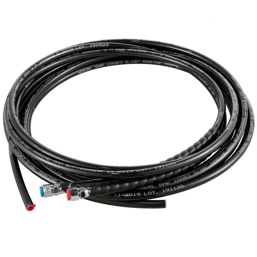 VEVOR Hydraulic Boat Steering Kit 300HP, Hydraulic Steering Kit Helm Pump, Hydraulic Outboard Steering Kit with 20 Feet Hydraulic Steering Hose for Boat Steering System - 7DAY'S