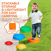 VEVOR Kids Balance Stepping Stones Sensory Obstacle Course 5 PCS Outdoor Indoor - 7DAY'S