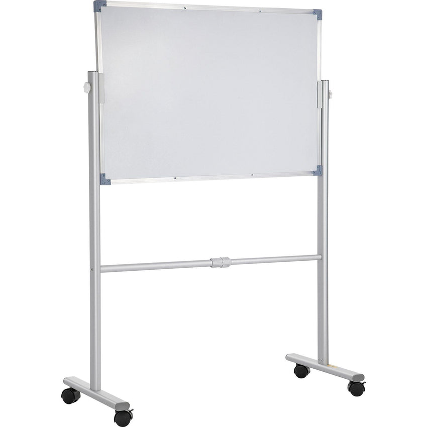 VEVOR Mobile Magnetic Whiteboard, 36 x 24 Inch, Double Sided, 360 Degree Reversible Rolling Dry Erase Board, Height Adjustable with Aluminum Frame and Lockable Swivel Wheels, for Office School Home - 7DAY'S