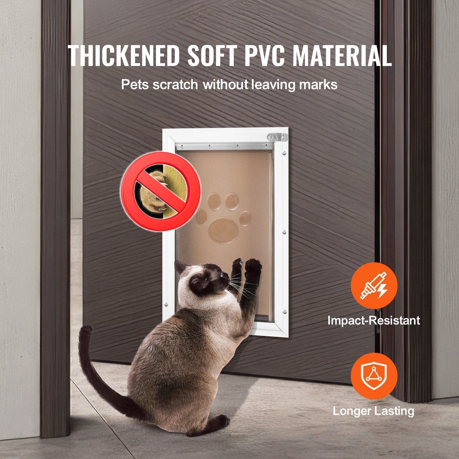 VEVOR Pet Door Replacement Flap 8.25" x 12.25" Compatible with VEVOR Pet Doors - 7DAY'S