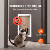 VEVOR Pet Door Replacement Flap 8.25" x 12.25" Compatible with VEVOR Pet Doors - 7DAY'S