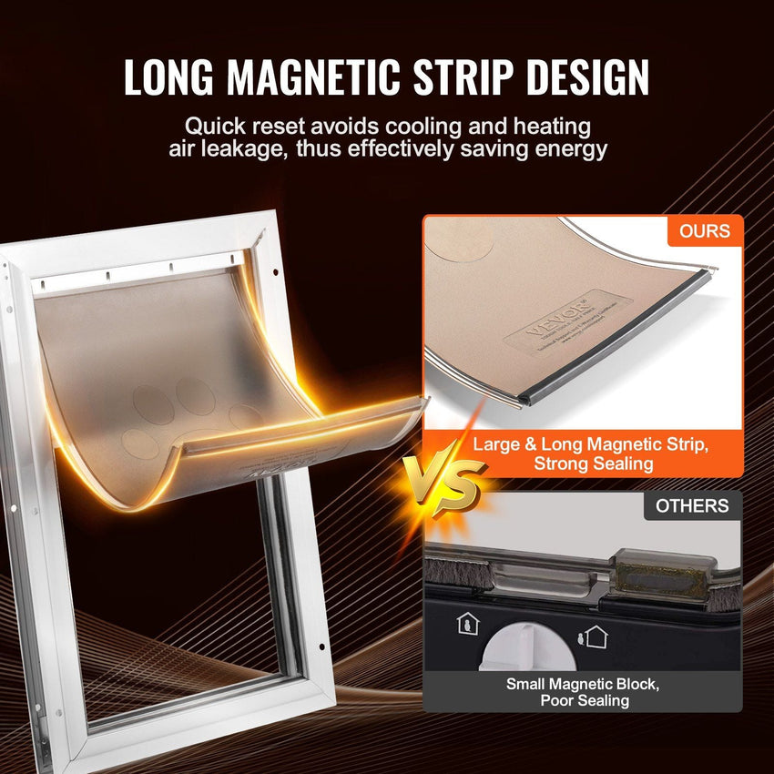 VEVOR Pet Door Replacement Flap 8.25" x 12.25" Compatible with VEVOR Pet Doors - 7DAY'S