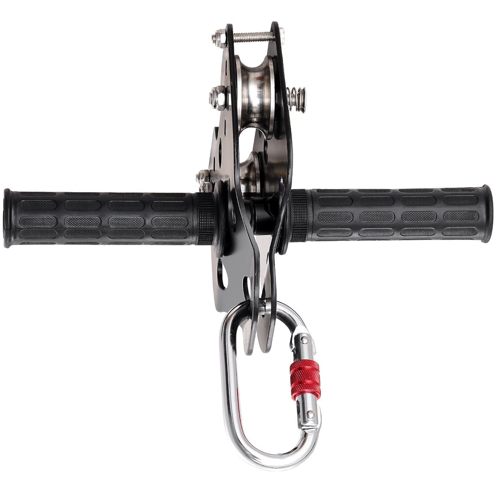 VEVOR Zipline Kit for Kids and Adult, 60 ft Zip Line Kits Up to 500 lb, Backyard Outdoor Quick Setup Zipline, Playground Entertainment with Stainless Steel Zipline, Spring Brake, Safety Harness, Seat - 7DAY'S