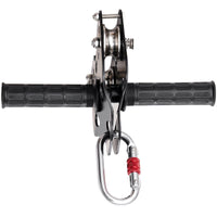 VEVOR Zipline Kit for Kids and Adult, 60 ft Zip Line Kits Up to 500 lb, Backyard Outdoor Quick Setup Zipline, Playground Entertainment with Stainless Steel Zipline, Spring Brake, Safety Harness, Seat - 7DAY'S