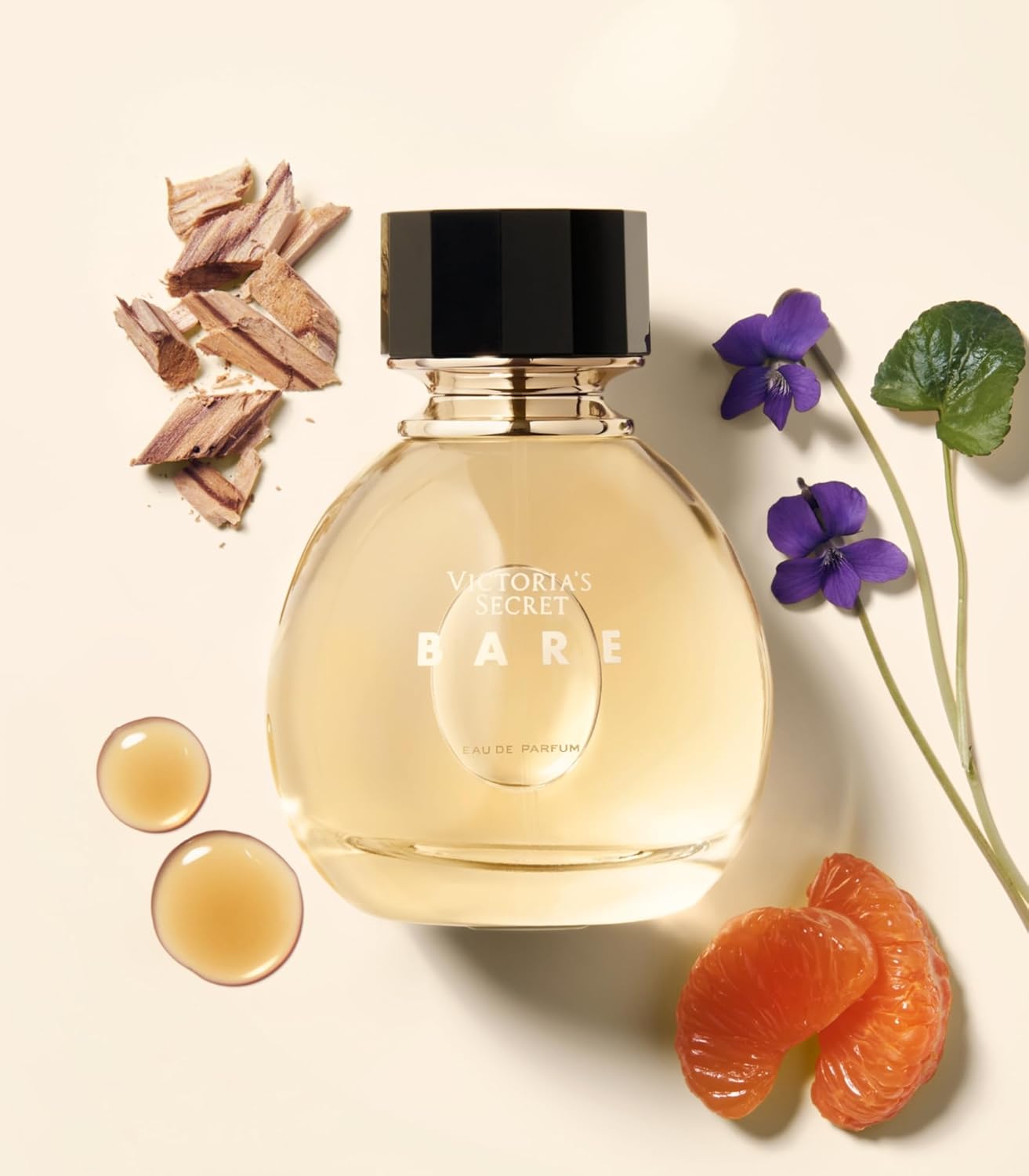 Victoria's Secret Bare Eau de Parfum, Notes of Australian Sandalwood, Mandarin Madagascar & Egyptian Violet, Perfumes for Women (1.7 oz) - 7DAY'S