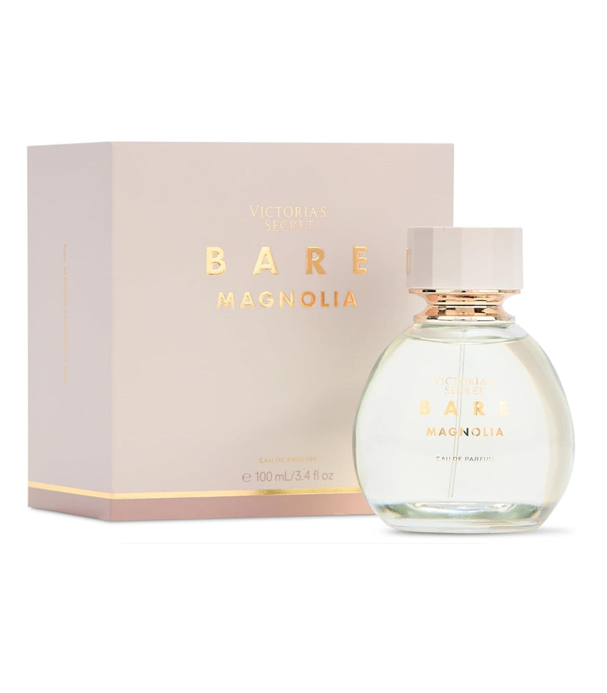 Victoria's Secret Bare Magnolia Eau de Parfum, Notes of Orange Flower, Wood & Vanilla Musk, Perfumes for Women (3.4 oz) - 7DAY'S