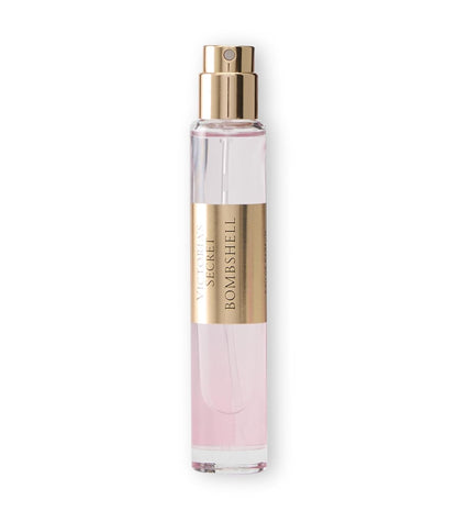 Victoria's Secret Bombshell Eau de Parfum Travel Spray, Notes of Purple Passion Fruit, Shangri - La Peony & Vanilla Orchid, Mini Perfumes for Women (0.23 oz) - 7DAY'S