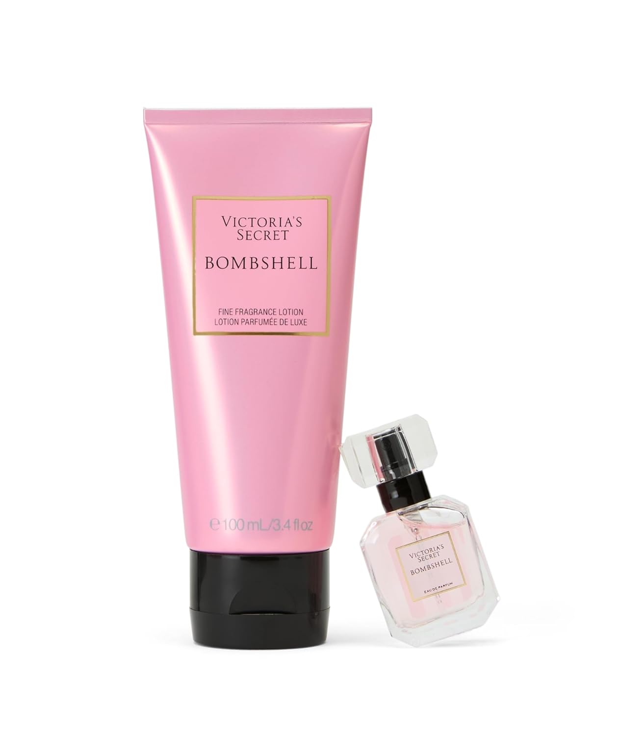 Victoria's Secret Bombshell Mini Fragrance Duo Gift Set, Eau de Parfum & Travel Lotion - 7DAY'S