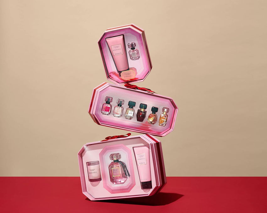 Victoria's Secret Bombshell Mini Fragrance Duo Gift Set, Eau de Parfum & Travel Lotion - 7DAY'S