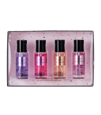 Victoria's Secret Fragrance Mist Collection 4 Piece Mini Gift Set, Assorted Scents - 7DAY'S