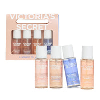 Victoria's Secret Fragrance Mist Collection 4 Piece Mini Gift Set, Assorted Scents - 7DAY'S