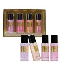 Victoria's Secret Fragrance Mist Collection 4 Piece Mini Gift Set, Assorted Scents - 7DAY'S