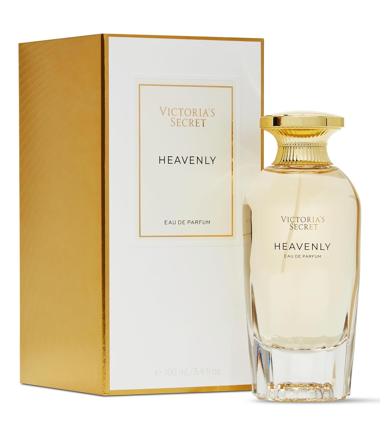 Victoria's Secret Heavenly Eau de Parfum, Notes of Gold Musk, Vanilla Sandalwood & White Jasmine, Perfumes for Women (3.4 oz) - 7DAY'S
